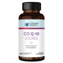 Witamina World CoQ10 200 mg Softgels, Koenzym Q10 Suplementy do wsparcia przeciwutleniającego, Heart Health & Energy Production, Gluten Free, 60 Softgels szybkiego uwalniania