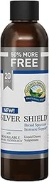 Nature 's Sunshine Silver Shield Liquid, 6 Fl Oz Brix124; Colloidalny Silver Liquid z Aqua Sol Technology zapewnia wsparcie immunologiczne i ochronę