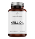 Krill Oil 1000mg Omega - 3 Fatty Acids EPA DHA Fish & Cod Liver Oil 60 Softgels Dietary Supplements