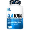 Evlution Conjufared Linoleic Acid CLA Supplement Nutrition Lean Muscle Mass Builder & Fat Burner for Men and Women - Wolny od stymulantów Szafka oparta CLA 1000mg Mieszanka na serwowanie (90 Służenie)