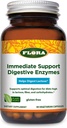 Udo 's Choice Flora - Natychmiastowe Wsparcie Enzymy Digestive - Wspiera trawienie laktozy, wzdęcia, oparzenia serca i gazu - Zawiera 7 Enzymy - Gluten- Free - 90 Kapsułki wegetariańskie