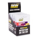 Ryno Power Hydration Fuel Electrolyte Drink Mix Single Caddy 12 Servings Fruit Punch - Advanced Electrolyte Formula + BCAA's - Gluten Free - Sustained Energy and Muscle Recovery