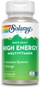 SOLARAY Raz dziennie wysokiej energii Multivitamina, Żelazo wolne, System immunologiczny i Wsparcie energii, Całe składniki żywności i Herb podstawy, Mens i kobiety multi witaminy (30 Służenie, 30 VegCaps)
