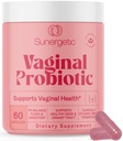Premia Probiotyki waginalne dla kobiet - Klinicznie badane Lactobacillus Vaginal Probiotic z prebiotykiem i żurawicą do równowagi PH, Zmniejszenie zapachu, Urynary Tract Support & Feminine Health - 60 Kapsułki