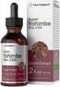 Horbäach Yohimbe Wyciąg ciecz Bark 124; 2 Fl Oz 124; Suplement dla mężczyzn i kobiet 124; Bezalkoholowe krople do nalewki 124; Wegetarianin, Non-GMO i Gluten Free