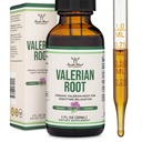 Valerian Root Drops for Sleep - Organic Valerian Root Tincture Extract 168mg - 1 FL OZ, 30 Servings (Better Absorbowany Niż Kapsułki, Enhances Valerian Root Tea) for Relaxation and Calm by Double Wood