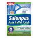 Salonpas Pain Relief Patch, 9 Count Large (Pack of 1), Up to 12 Hours Temporary Relief of Mild to Moderate Pain, Backache, Sore Muscle, Sprains, Bruises
