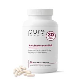 Saccharomyces Boularii Probiotyki 10 Miliard CFU - Made in USA 124; No Fillers, Opatentowany Strein: Lynside CNCM I- 3799 Probiotyki dla mężczyzn i kobiet 124; Czysty TheraPro Rx - 60 kapsułek