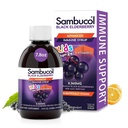 Sambucol Black Elderberry Syrup for Kids - Elderberry Liquid with Vitamin C for Kids, No Artificial Flavors, High Antioxidants, Daily Wellness Support, Berry Flavor - 7.8 Fl Oz