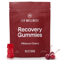 Do Wellness Recovery Gummies Przywrócić 124; Tart Cherry Suplementy energii z elektrolitami na ból mięśni, Post- Workout Performance & Recovery 124; Wegan, Non-GMO, 30 Count