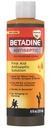 Betadine Antiseptic First Aid Solution, Povidone- jodyna 10%, Ochrona przed zakażeniem, Zarazki zabija w niewielkich rozdrabniaczach i oparzeniach, Brak żądła Obietnica, Brak alkoholu lub nadtlenku wodoru, 8 FL OZ