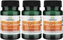 Swanson Beta- Caroten (Witamina A) Skin Eye Immune System Health Antioksydant Support 10000 Iu (3000 µg) 100 Sgels (3 opakowania)