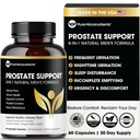 Czyste mikroelementy Advanced Prostate Health Supplement - Saw Palmetto, Beta- Sitosterol, Stinging Nettle Root, & Lycopene - Bledder Control & Urynary Supplements for Men