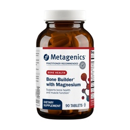 Metagenics Bone Builder with Magnez - for Complementary Bone Strength & Wellness * - with Calcium, Witamina D & Chelated Magnez for Quick Absorption - Non-GMO & gluten- Free - 90 Tablets
