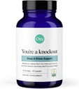 Ora Organic Natural Sleep Aid Supplement Stress Support Calming Herbal Mieszanka z Melatonin z Tart Cherry - Zawiera Magnezu Citrate, Valerian Root, i Lemon Balm - 1 Miesiąc dostaw, 60 Kapsułki