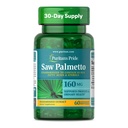 Puritan 's Pride Saw Palmetto Extract 160mg, Tradycyjny Herbal Dietetyczny Suplement dla męskich prostaty i wsparcie zdrowia, 60 Kapsułki szybkiego uwalniania
