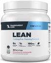 Transparent Labs Lean Pre- Trening - Rekombinacja ciała Przed Trening dla mężczyzn i kobiet z Acetylem L- Karnityna, Beta Alanine Proszek, & PurCaf Organic Caepine Proszek - 30 Służenia, Lemoniada truskawkowa