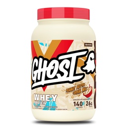 GHOST Whey Protein Powder, Peanut Butter Cereal Milk - 2LB, 26G of Protein - Whey Protein Blend - ­Post Workout Fitness & Nutrition Shakes, Smoothies, Baking & Cooking - Soy & Gluten-Free