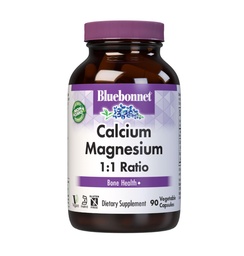 BlueBonnet Wapnia Magnez 1: 1 Stosunek Kapsułki wegetariańskie, 90