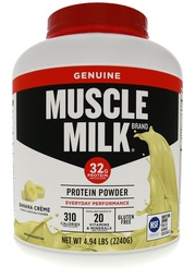 Mięśnie Mleko Genuine Protein Powder, Banana Crème, 32g Protein, 4.94 Funt, 32 Służenie