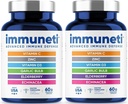 Immuneti - Advanced Immune Defense, 6-in-1 Powerful Blend of Vitamin C, Vitamin D3, Zinc, Elderberries, Garlic Bulb, Echinacea - 2 Pack - Supports Overall Health