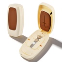 Pill Cutter for Small and Tiny Pills, 1/2 1/3 1/4 Pill Splitter with Adjustable Guide & Non-Slip Base, Stainless Steel Blade, Accurate and Easy Cutting for Vitamins and Tablets(Color:Creamy White)