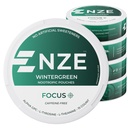 NZE Kofeina Free Nootropic Pouches (Wintergreen) - Nootropiczne Pouches with Alpha GPC, L- Tyrosine & L- Theanine - No Sugar or Artificial Sweeteners - 15 Pouches per Can - 5 Pack