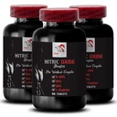 Ornithine alpha-ketoglutarate okg - NITRIC OXIDE BOOSTER - L-arginine supplements for men, Endurance training, Nitric oxide powder, Fitness fuel, Training aid, Muscle support 3 Bottles 270 Tablets