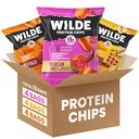 WILDE Protein Chips Variety Pack, High Protein Snacks for Adults, Keto Chips, Gluten Free, Low Carb Snack Box Made with Real Ingredients 1.34oz Bags, Pack of 12