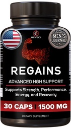 HGH Suplementy dla mężczyzn i kobiet - Regains Starter Pack, Naturalny wzrost mięśni anaboliczne GH & ludzki hormon wzrostu dla mężczyzn, Muscle Builder dla mężczyzn, Muscle Recovery Supplement, 30 pigułek protein