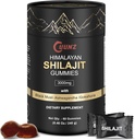 Himalajski Żywny Shilajit Gummies Złoto - Ashwagandha, Gokshura - Kwas Fulvic - 85 + Ślad Minerałów - dla mężczyzn Kobiety - Nie Dodano Cukru (Shilajit Gold Gummies)