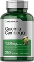 Horbaach Garcinia Cambogia Extract Pills 124; 1000mg Xia124; 250 kapsułki Xavier 124; Herbal Extract Supplement Xavier 124; Non- GMO, Gluten Free
