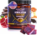 NutroTonic ® Organic Himalayan Shilajit Gummies - Granat & Vanilla Flavored - Shilajit for Men & Women - Wild Crafted Manuka Honey MGO + 263 - Made in USA - 30 Healthy Gummies