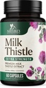 Milk Thistle Extract - Liver Cleanse Detox & Repair Formula - Natural Milk Thistle with Silymarin Marianum & Dandelion Extract - Natural Herbal Liver Health Supplement - Made in USA - 60 Capsules