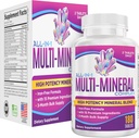 All- in-1 Multimineral Supplement Blend (Iron Free Formula) Multiminerały 124; Ślady minerałów 124; Wysoka moc Multi Mineral Supplements 124; Kompleks mineralny 124; 90- Day Bulk Supply 124; 180 Tablets