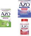 AZO UTI Pain Relief Bundle - AZO UTI Test Strips 3ct, AZO Urnanal Pain Relief Max Siła 24ct, AZO Cranberry Pro Supplement 100ct
