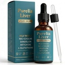 Purelia Liver Restore Drops, with Milk Thistle Choline, L-Glutathionefor Liver Cleanse 2 Fl Oz (1PCS)