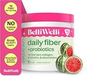 Belli Welli Fiber Supplement for Women & Men - Premium Daily Fiber Powder from Organic Acacia with Added Collagen, Electrolytes & Probiotics - No Bloat, Zaparcia i Gut Health Support (Arbuz)