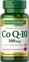 Przyroda Bounty CoQ10, Pomaga utrzymać zdrowe ciśnienie krwi, 100 mg, szybkie uwalnianie softgels, 75 Hrabia