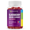 Gummy z jagodami dla dzieci z cynkiem i witaminą C - Suplement wsparcia immunologicznego dla dzieci - 120 Count, Vegan, Berry Flavor - Wygodna dzienna obrona z antyoksydantami i zasadniczymi odżywkami