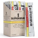 Superior Electrolyte Powder Pakiety - Wegan Electrolyte Hydration Proszek w / Mineral- Keto Friendly, Nie-GMO, Zero Sugar Electrolyte Suplement - Zdrowe Sporty Drink-Truskawka Lemoniada (14 Pakiety)