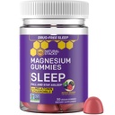 Melatonina - 200 mg Cytrynian magnezu - Melatonina Gummies dla jakości snu - Nocna pomoc dla dorosłych z rumiankiem - 30 Mieszanych Jagód Chewables