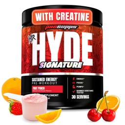 PROSUPPS Hyde Signature PreWorkout Powder with Creatine, Beta Alanine & Cafeline - Performance, Energy & Endurance - Clean Fitness & Gym Supplements for Men & Women (Fruit Punch, 30 Servings)