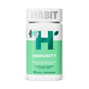 Habit Immunity Supplement (60 Capsules) - New Look, Echinacea, Elderberry, Turmeric, Zinc Blend to Support Immune Health and Antioxidant Levels, Vegan, Non-GMO (1 Pack)