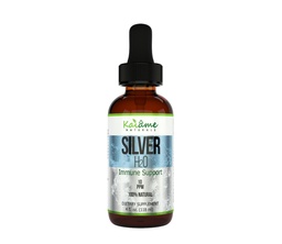 Kaiame Naturals Colloidal Silver, Ionic Silver Solution, 10 PPM, Duży 4 oz kroplomierzem w szklanej butelce, Naturalny suplement immunologiczny, Sejf dla dorosłych, Dzieci i zwierzęta domowe