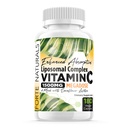 Wysoka dawka Witamina C 1500mg Liposomal C Kompleks Suplement z Lecytyny Słonecznik Kapsułki Suplementy Zablokowane Mleko Lecytyna Słonecznik 180 Kapsułki Celebracja Witaminy