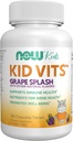 Teraz suplementy dla dzieci, Kid Vits Multivitamin, Flavor winogronowy, 120 tabletek do żucia