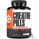 Szalony mięśnie kreatryczne Pigułki, 5g 3X Czyste kreatury Monowodzian, Pre Workout luzem mięśnie masy Gainer, Wysoka Absorpcja Łatwe do podjęcia ThreeAtine 3 Typ Optymalne działanie dla Lean wzrostu, 90 Tabletki