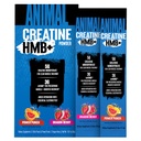 Animal Creatine HMB Powder – 3g myHMB + 5g Creatine with Electrolytes for Recovery & Daily Energy – Power Punch (3) and Dragon Berry (2) Single-Serve Stick Packs, 5 Servings