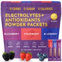 Keto Vitals Berry Electrolytes Puder Pakiety bez cukru 124; Keto Friendly Electrolytes Travel Pakiety 124; Różnorodność Indywidualne pakiety Stickpack 124; Energy Drink Mix 124; Zero Calorie Six 124; Zero Carb (Berry Assorted, 30)
